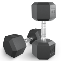 Гантель гексагональная UNIX Fit обрезиненная 15 кг / шт.