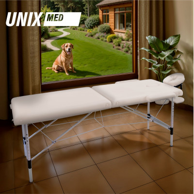 Массажный стол UNIX Master 2 Section White