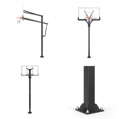 Баскетбольная стойка стационарная UNIX Line B-Stand-TG PRO 72