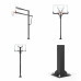 Баскетбольная стойка стационарная UNIX Line B-Stand-TG PRO 72