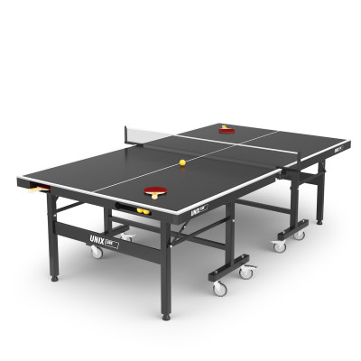 Всепогодный теннисный стол UNIX Line для улицы Extra Outdoor 6 мм ACP, черный