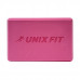 Блок для йоги и фитнеса UNIX Fit (200 г) 23 х 15 х 7 см, 1 шт, розовый