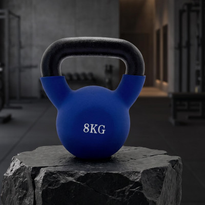 Гиря UNIX Fit виниловая 8 кг Blue Гиря UNIX Fit виниловая 8 кг Blue