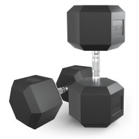 Гантель гексагональная UNIX Fit обрезиненная 47,5 кг, 2 шт. Гантель гексагональная UNIX Fit обрезиненная 47,5 кг, 2 шт.