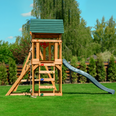 Детский игровой комплекс UNIX Line (6 in 1) Dark Green