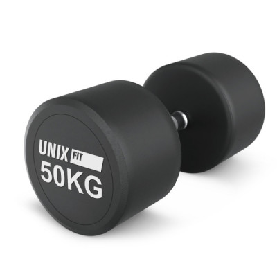 Гантель UNIX Fit PRO круглая обрезиненная 50 кг / шт.