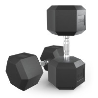 Гантель гексагональная UNIX Fit обрезиненная 42,5 кг, 2 шт. Гантель гексагональная UNIX Fit обрезиненная 42,5 кг, 2 шт.