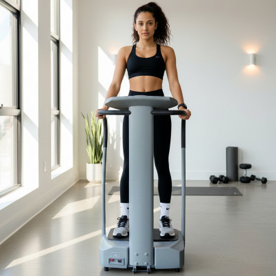 Виброплатформа UNIX Fit вертикальная / Improve 2 in 1 Silver