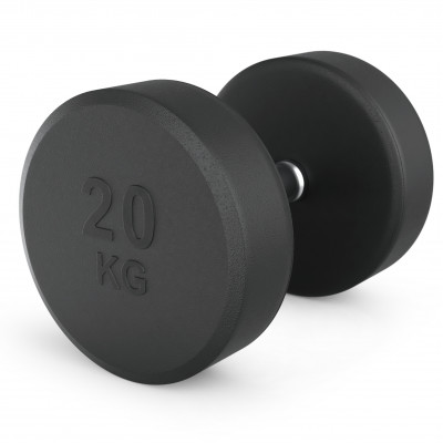 Гантель UNIX Fit PRO круглая обрезиненная 20 кг, 2 шт.