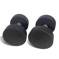 Гантель UNIX Fit PRO круглая обрезиненная 22,5 кг / шт.
