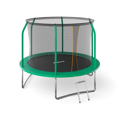 Батут UNIX Line Премиальный / Supreme Basic 8 ft (244 см) зеленый