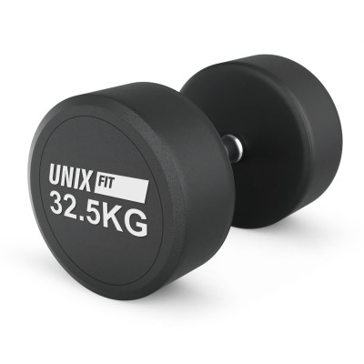 Гантель UNIX Fit PRO круглая обрезиненная 32,5 кг / шт. Гантель UNIX Fit PRO круглая обрезиненная 32,5 кг / шт.
