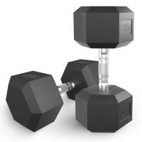 Гантель гексагональная UNIX Fit обрезиненная 25 кг / шт. Гантель гексагональная UNIX Fit обрезиненная 25 кг / шт.