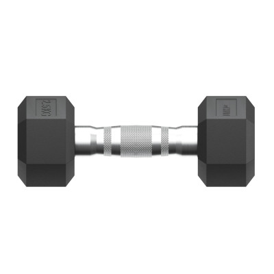 Гантель гексагональная UNIX Fit обрезиненная 2,5 кг, 2 шт. Гантель гексагональная UNIX Fit обрезиненная 2,5 кг, 2 шт.