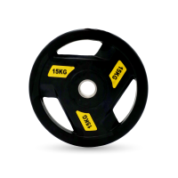 Диск обрезиненный c хватом UNIX Fit PRO 15 кг, 51 мм, 1 шт.