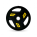 Диск обрезиненный c хватом UNIX Fit PRO 15 кг, 51 мм, 1 шт.