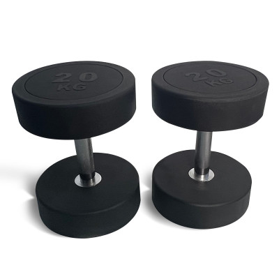 Гантель UNIX Fit PRO круглая обрезиненная 20 кг / шт.