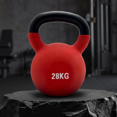Гиря UNIX Fit виниловая 28 кг Red Гиря UNIX Fit виниловая 28 кг Red