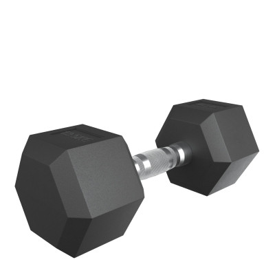 Гантель гексагональная UNIX Fit обрезиненная 12,5 кг, 2 шт. Гантель гексагональная UNIX Fit обрезиненная 12,5 кг, 2 шт.