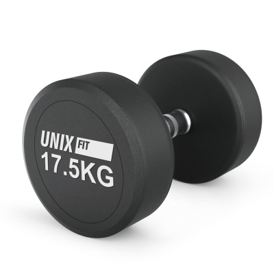 Гантель UNIX Fit PRO круглая обрезиненная 17,5 кг, 2 шт. Гантель UNIX Fit PRO круглая обрезиненная 17,5 кг, 2 шт.