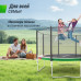 Батут UNIX Line Simple 12 ft (366 см) с внешней защитной сеткой, цветной Батут UNIX Line Simple 12 ft (366 см) с внешней защитной сеткой, цветной