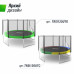 Батут UNIX Line Simple 12 ft (366 см) с внешней защитной сеткой, цветной Батут UNIX Line Simple 12 ft (366 см) с внешней защитной сеткой, цветной