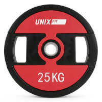 Диск уретановый c хватом UNIX Fit PRO 25 кг, 51 мм, 1 шт.