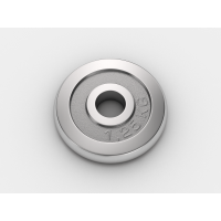 Диск хромированный UNIX Fit 1.25 кг / 25 мм Диск хромированный UNIX Fit 1.25 кг / 25 мм