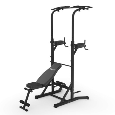 Турник-пресс-брусья со скамьей UNIX Fit силовая стойка / Power Tower 150P