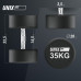 Гантель UNIX Fit PRO круглая обрезиненная 35 кг / шт. Гантель UNIX Fit PRO круглая обрезиненная 35 кг / шт.