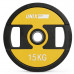 Диск обрезиненный c хватом UNIX Fit PRO 15 кг, 51 мм, 1 шт.