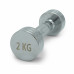 Гантель UNIX Fit PRO круглая хромированная 2 кг, 2 шт.