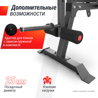 Скамья силовая универсальная UNIX Fit BENCH 160