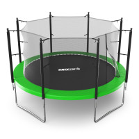 Батут UNIX Line Simple 12 ft (366 см) с внутренней защитной сеткой, зеленый Батут UNIX Line Simple 12 ft (366 см) с внутренней защитной сеткой, зеленый