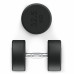 Гантель UNIX Fit PRO круглая обрезиненная 32,5 кг, 2 шт.