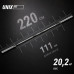 Гриф олимпийский UNIX Fit PRO 320 прямой 220 см / 50 мм хромированный