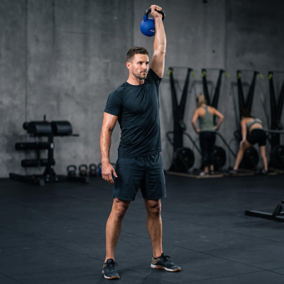 Гиря UNIX Fit виниловая 20 кг Blue Гиря UNIX Fit виниловая 20 кг Blue
