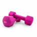 Гантель UNIX Fit неопреновая 3 кг Pink, 2 шт.