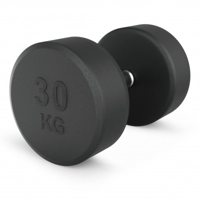 Гантель UNIX Fit PRO круглая обрезиненная 30 кг, 2 шт.