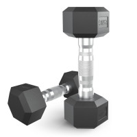 Гантель гексагональная UNIX Fit обрезиненная 2,5 кг, 2 шт. Гантель гексагональная UNIX Fit обрезиненная 2,5 кг, 2 шт.
