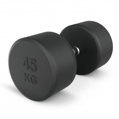 Гантель UNIX Fit PRO круглая обрезиненная 45 кг, 2 шт.