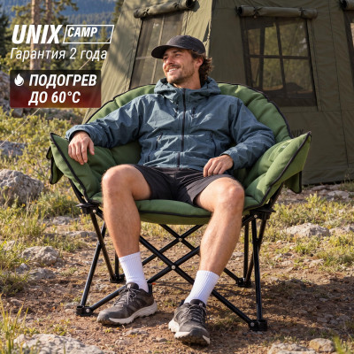Кресло складное UNIX Camp Nexus зеленый