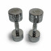 Гантель UNIX Fit PRO круглая хромированная 6 кг, 2 шт.