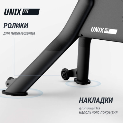 Гребной тренажер UNIX Fit Air (10.1 TFT) магнитный / Magnetic Rower-1100 PRO