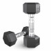 Гантель гексагональная UNIX Fit обрезиненная 2,5 кг / шт.