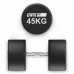 Гантель UNIX Fit PRO круглая обрезиненная 45 кг / шт.