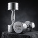 Гантель UNIX Fit PRO круглая хромированная 7 кг, 2 шт. Гантель UNIX Fit PRO круглая хромированная 7 кг, 2 шт.