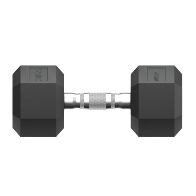 Гантель гексагональная UNIX Fit обрезиненная 12,5 кг, 2 шт. Гантель гексагональная UNIX Fit обрезиненная 12,5 кг, 2 шт.