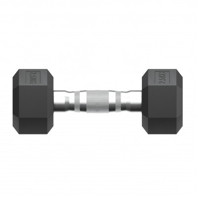 Гантель гексагональная UNIX Fit обрезиненная 2,5 кг, 1 шт.