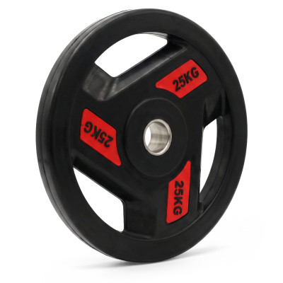 Диск обрезиненный c хватом UNIX Fit PRO 25 кг, 51 мм, 1 шт. Диск обрезиненный c хватом UNIX Fit PRO 25 кг, 51 мм, 1 шт.